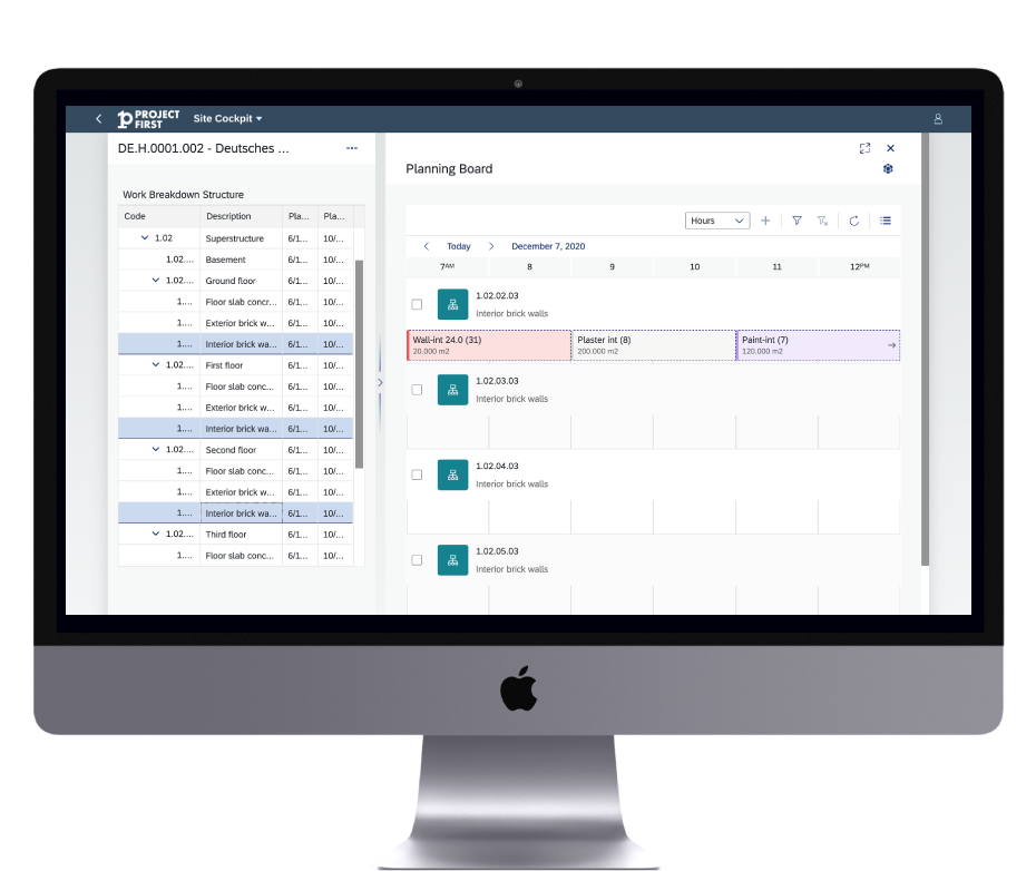 A Train created from Wagons (tasks)