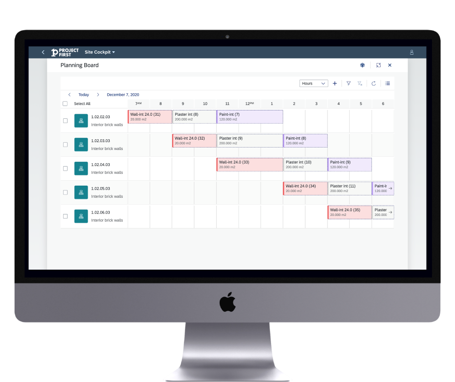Trains generated at other locations